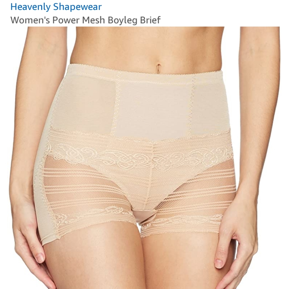 Boy shorts power mesh seamless L